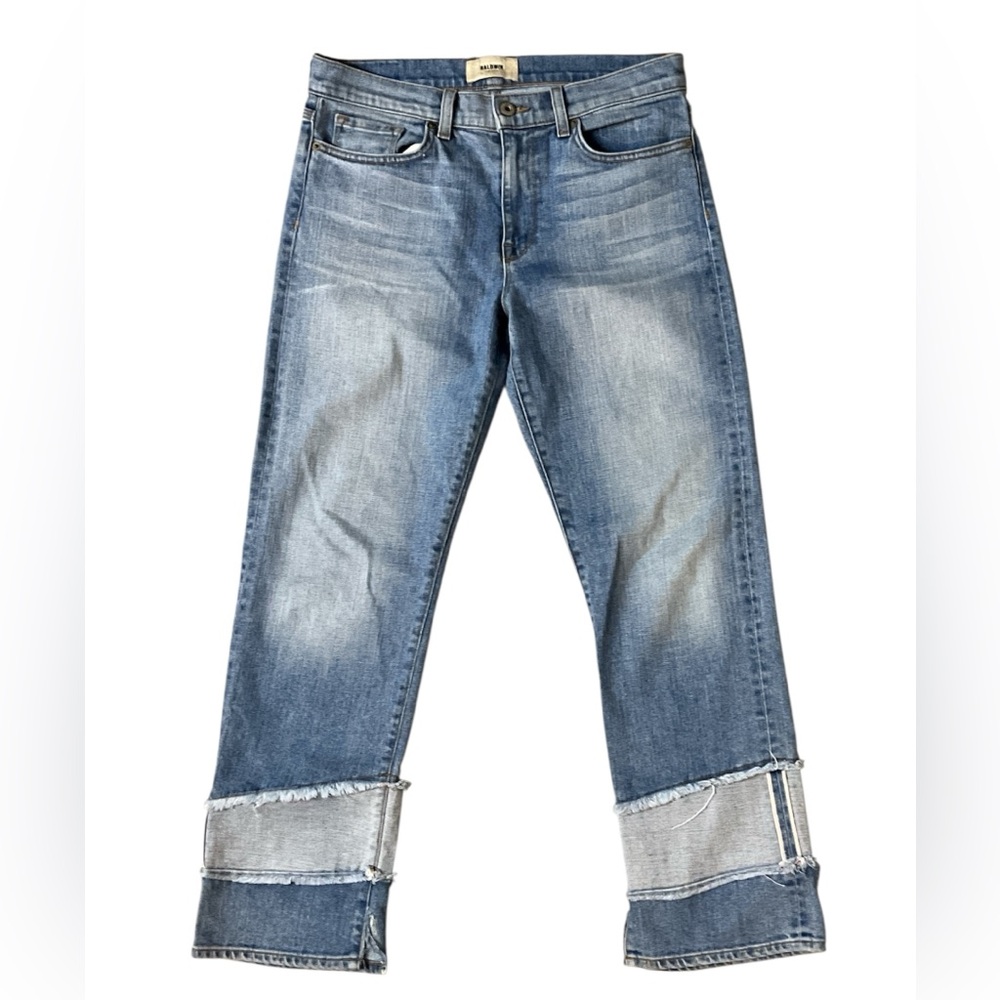 Baldwin Kansas City Stella Mid Rise Straight Fit Size 28